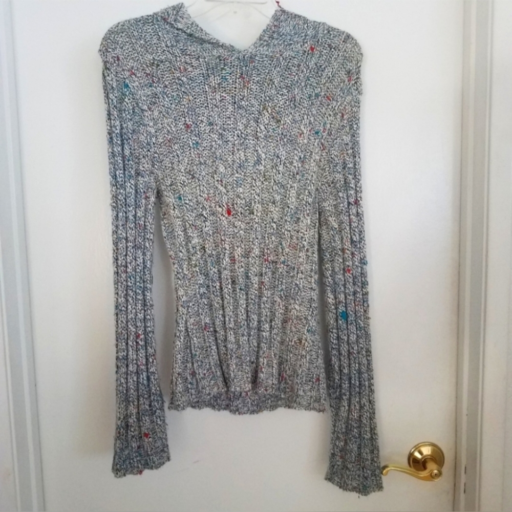 Anchor Blue Women's Sweater with Hood
